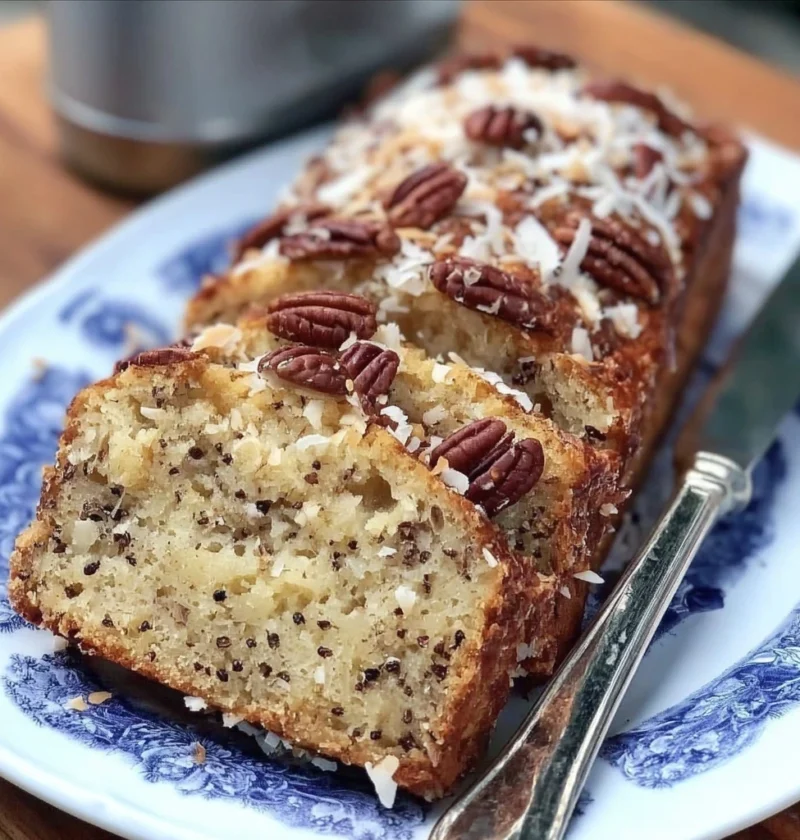 Moist Pecan Coconut Loaf Cake Recipe Best Coconut Pecan Loaf Easy Pecan Coconut Loaf Cake Gluten-free Pecan Coconut Loaf V...