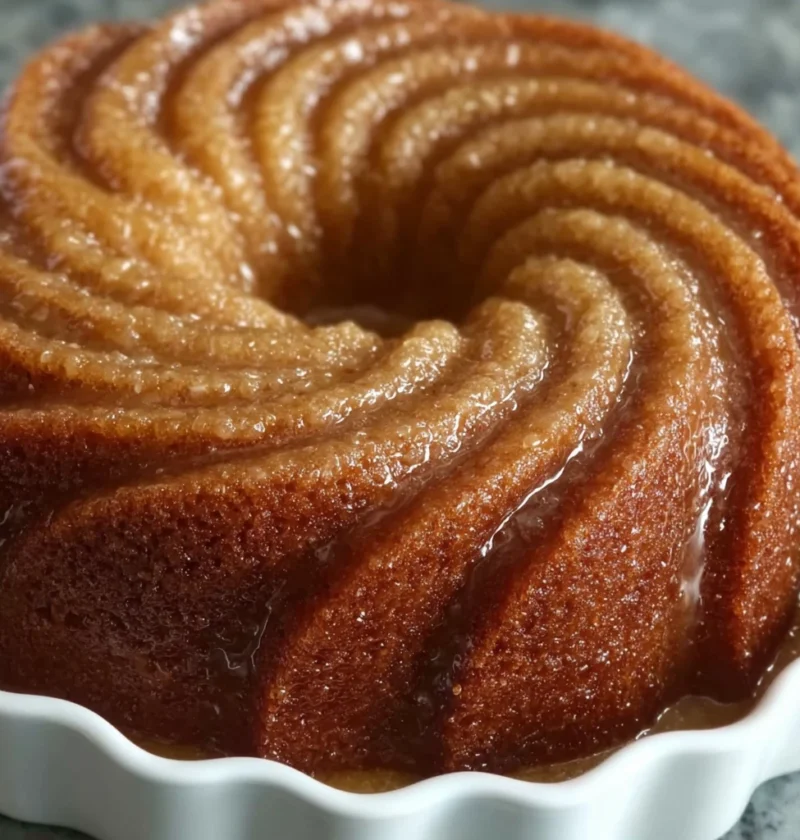 Brown Sugar Glazed Bundt Cake
