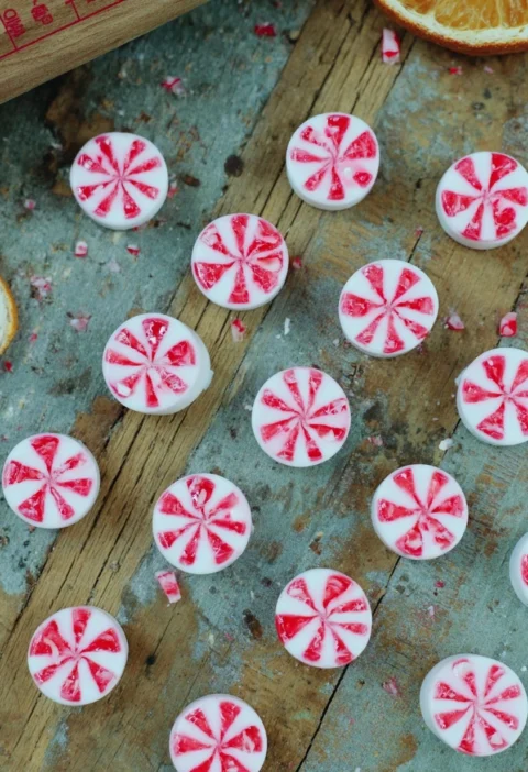 Chewy Christmas Peppermints