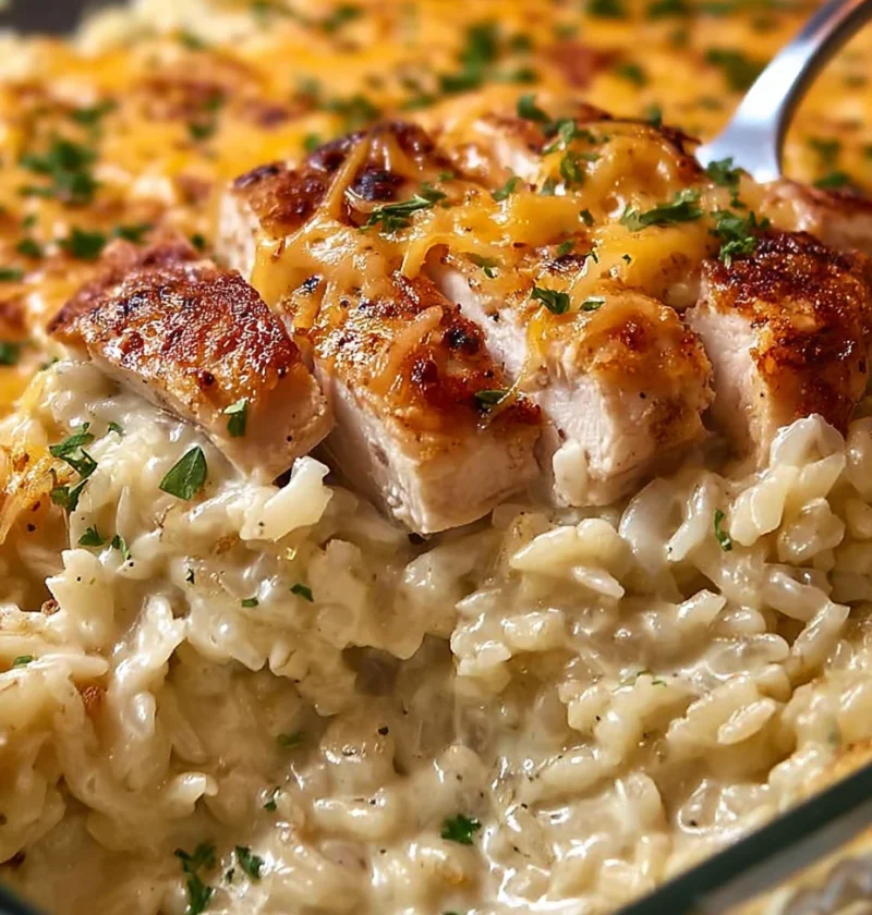 Creamy Chicken Rice Casserole