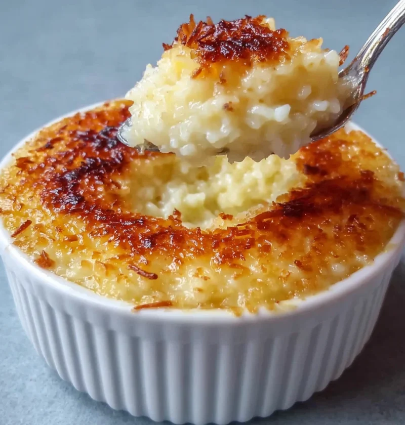 Easy Baked Coconut Rice Pudding Recipe Vegan Coconut Rice Pudding Oven Gluten-free Coconut Rice Pudding Bake Homemade Coco...