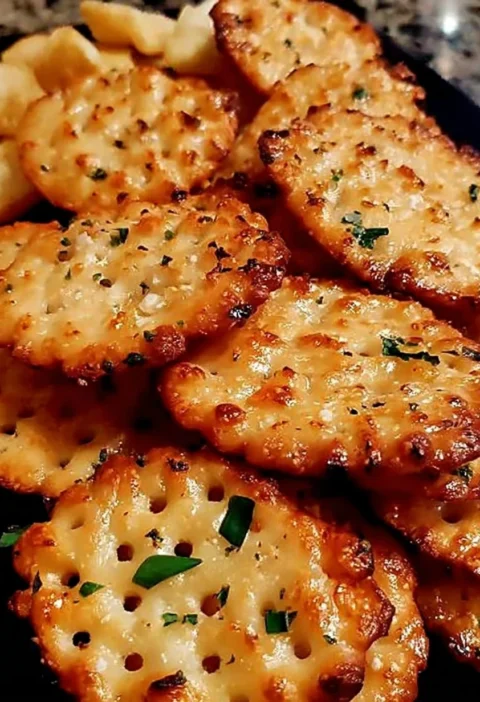 Garlic Bread Ritz Bits