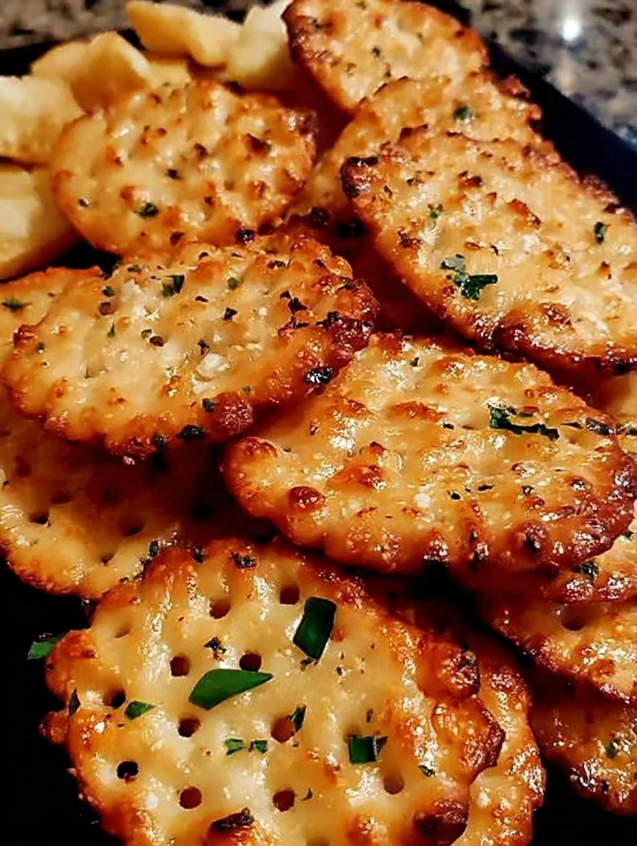 Garlic Bread Ritz Bits