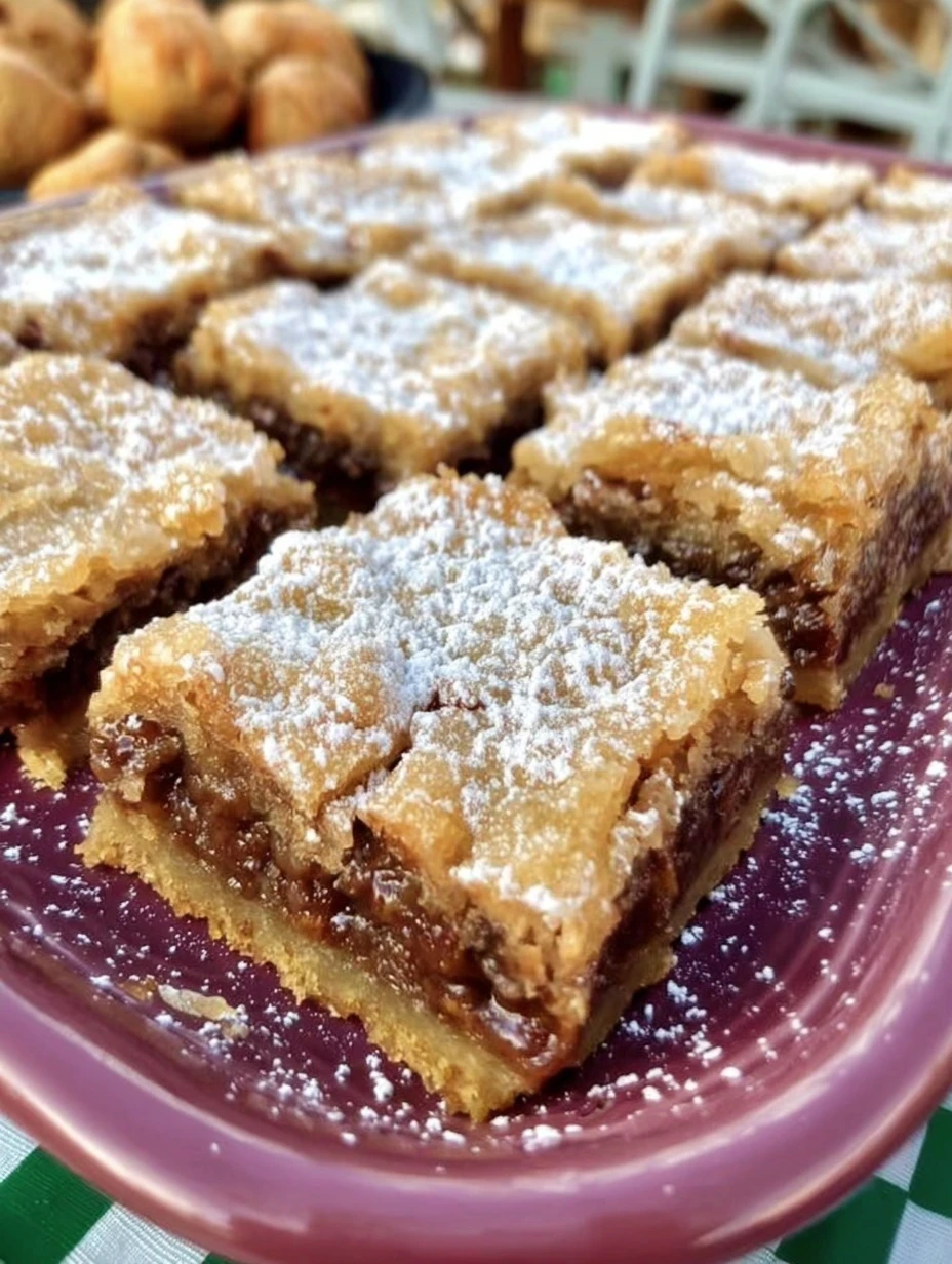 gooey butter pecan bars
