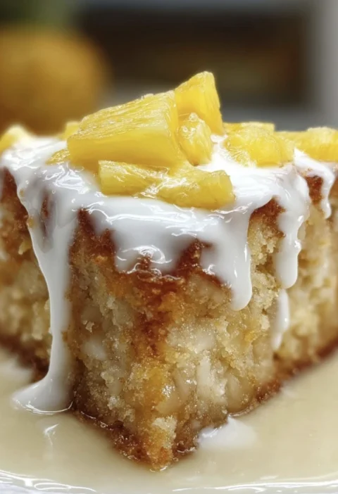 Hawaiian Pineapple Cake