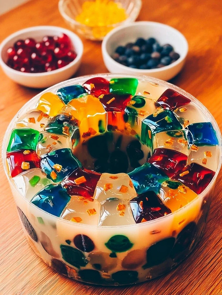 Mosaic jelly with 4 ingredients