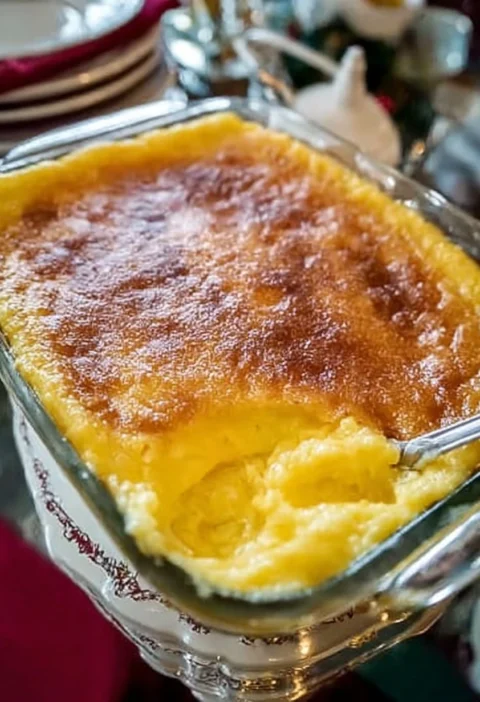 Oldfashioned Baked Custard Pudding