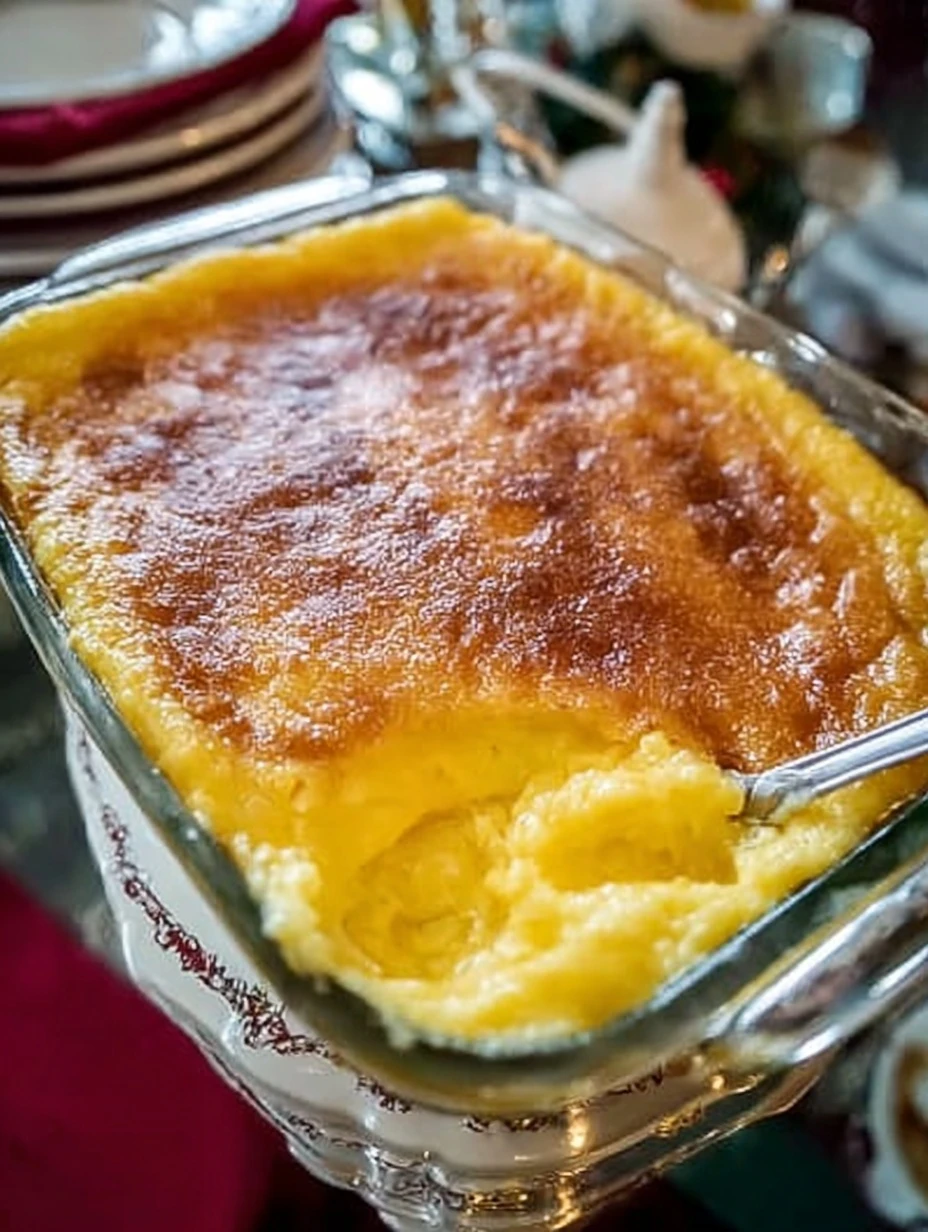 Old-Fashioned Baked Custard Pudding
