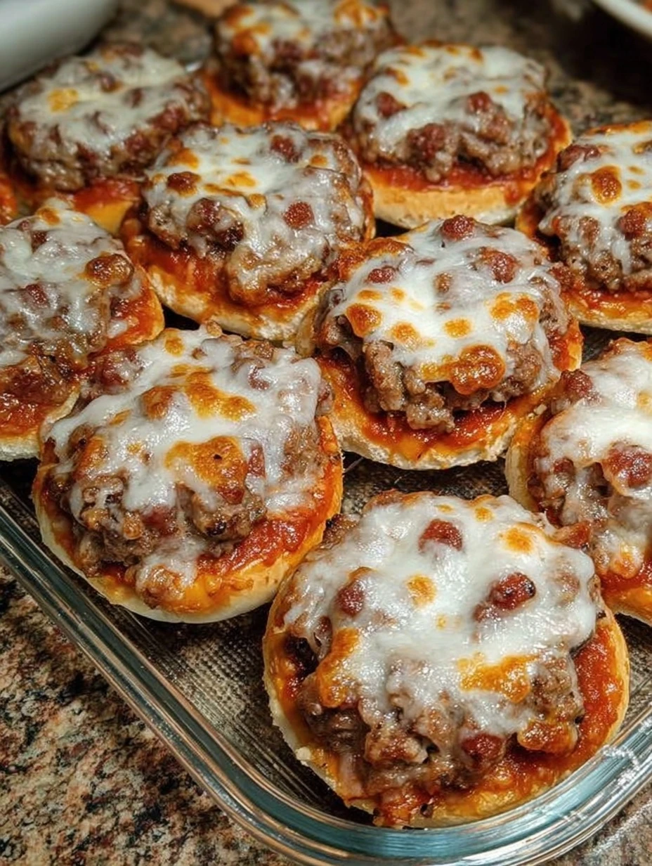 Old School Pizza Burgers