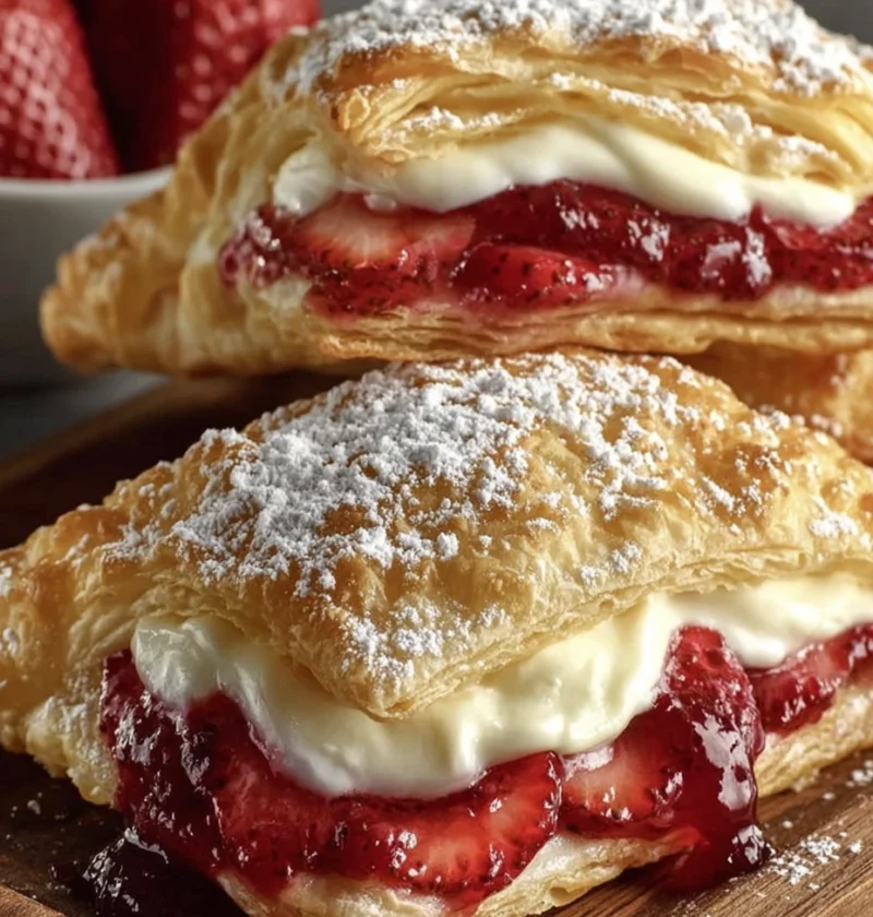 Strawberry Cheesecake Turnovers