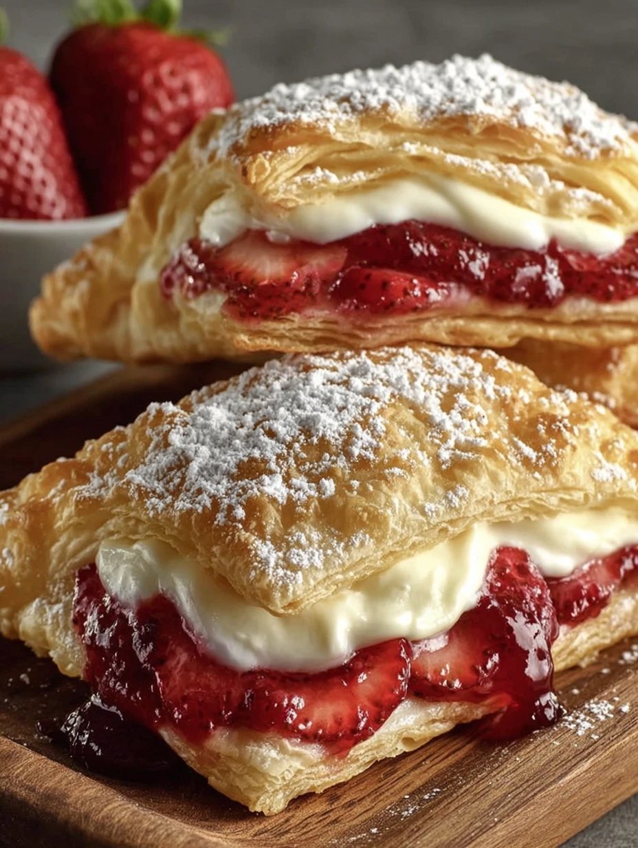Strawberry Cheesecake Turnovers