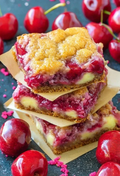 Cherrycheesecake Bars