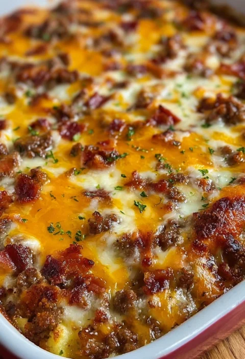 Make Ahead Sausage Casserole