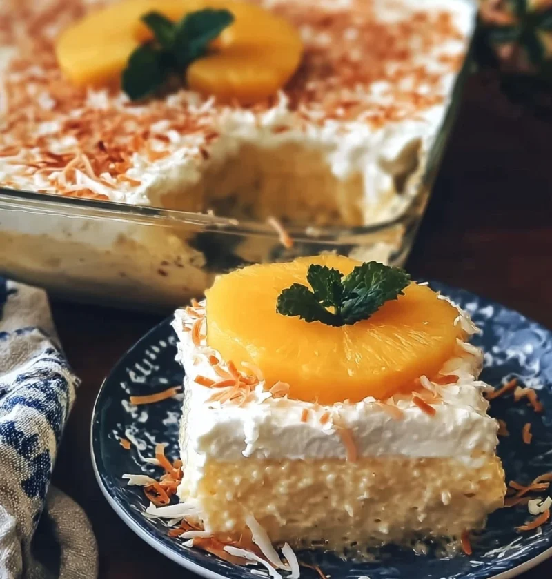 Pineapple Coconut Cream Dessert