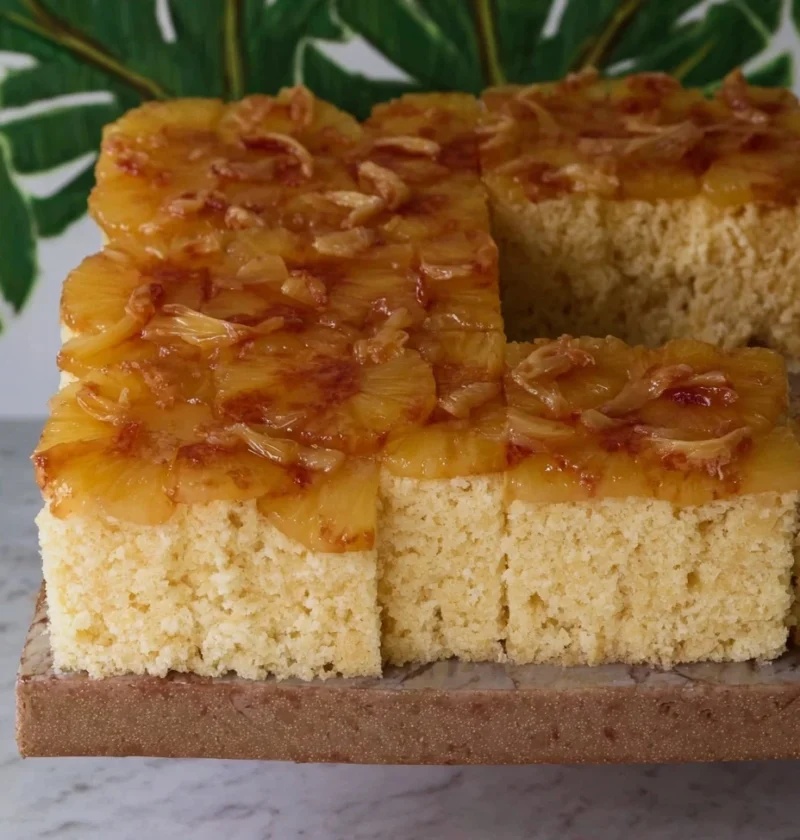 Pineapple Cream Cheese Pound Cake
