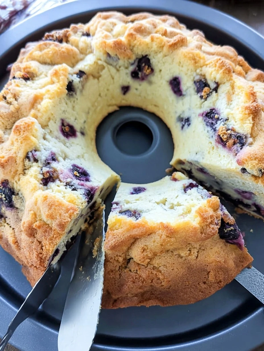 sour cream blueberry coffee cake