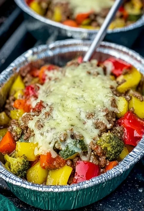 Hearty Skillet Protein Veggie Simmer